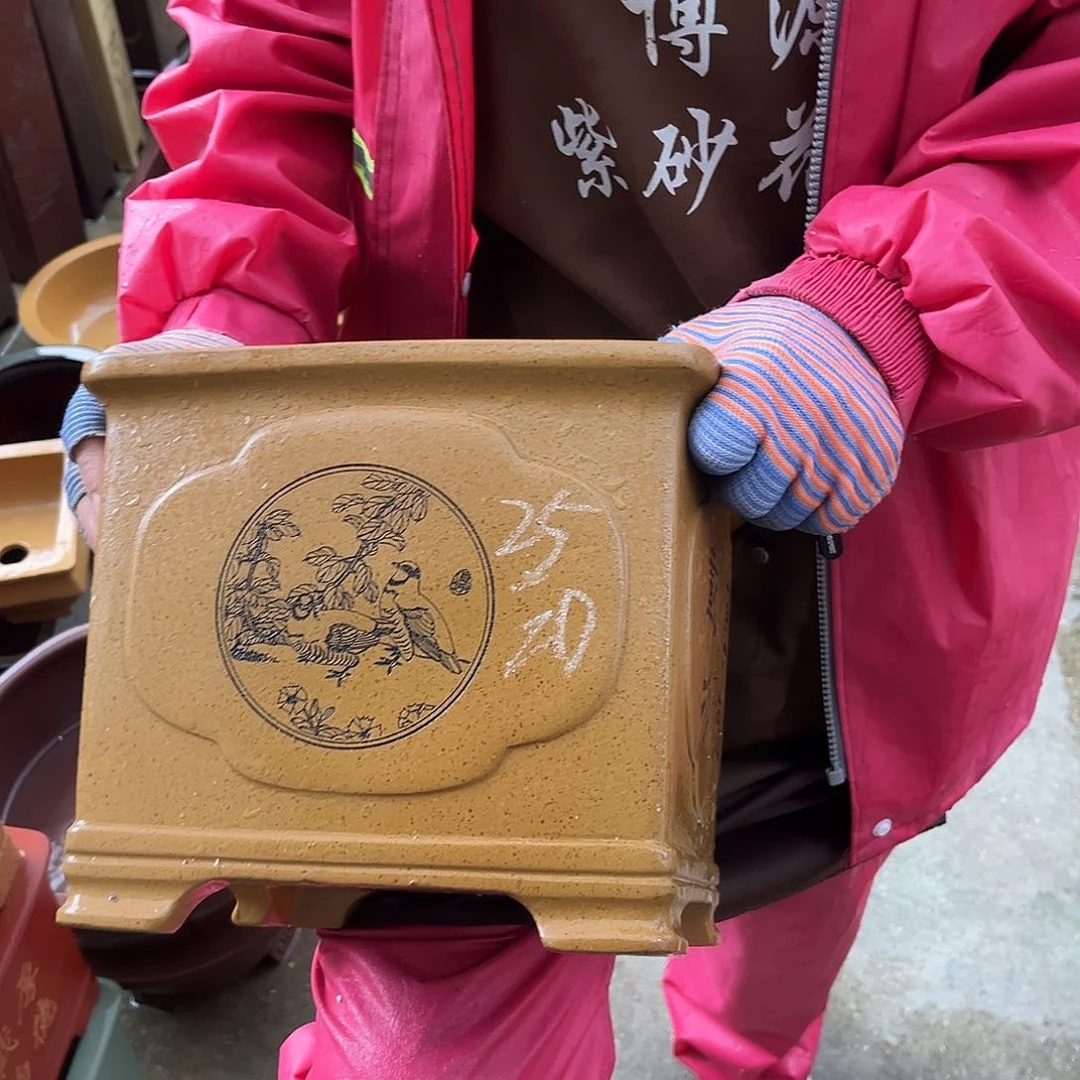 紫砂花盆盆景艺术
