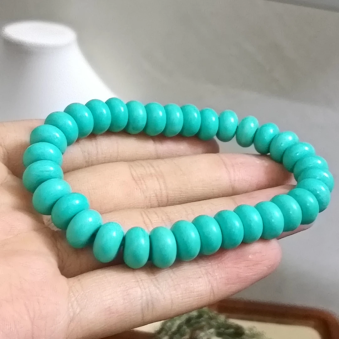 811号精品绿色算盘珠10mm手链多样性发一件时尚