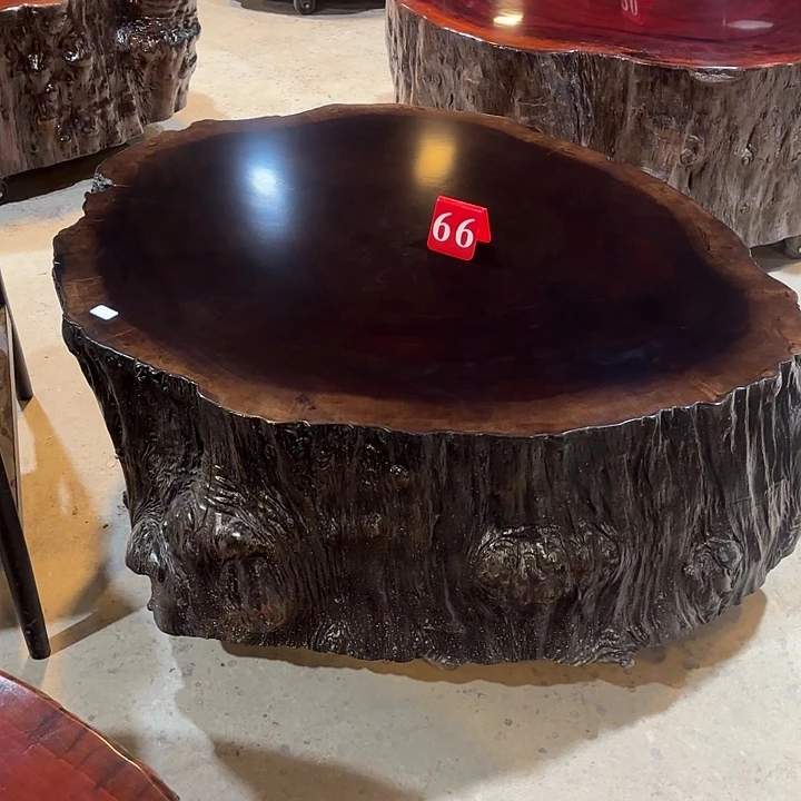 大***狼木原木实木茶几1111