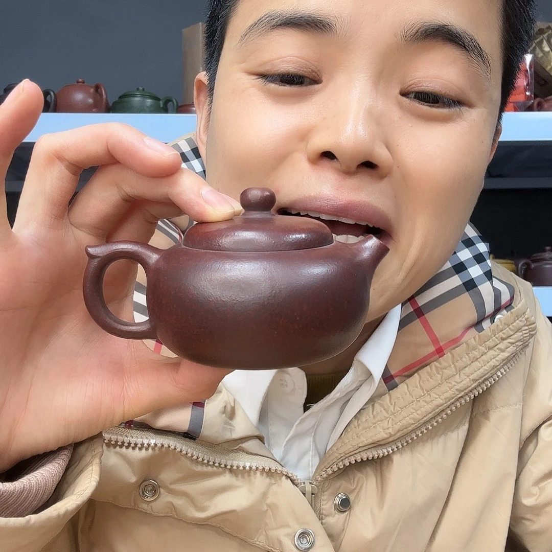 紫砂茶壶民间手艺人全手工制作