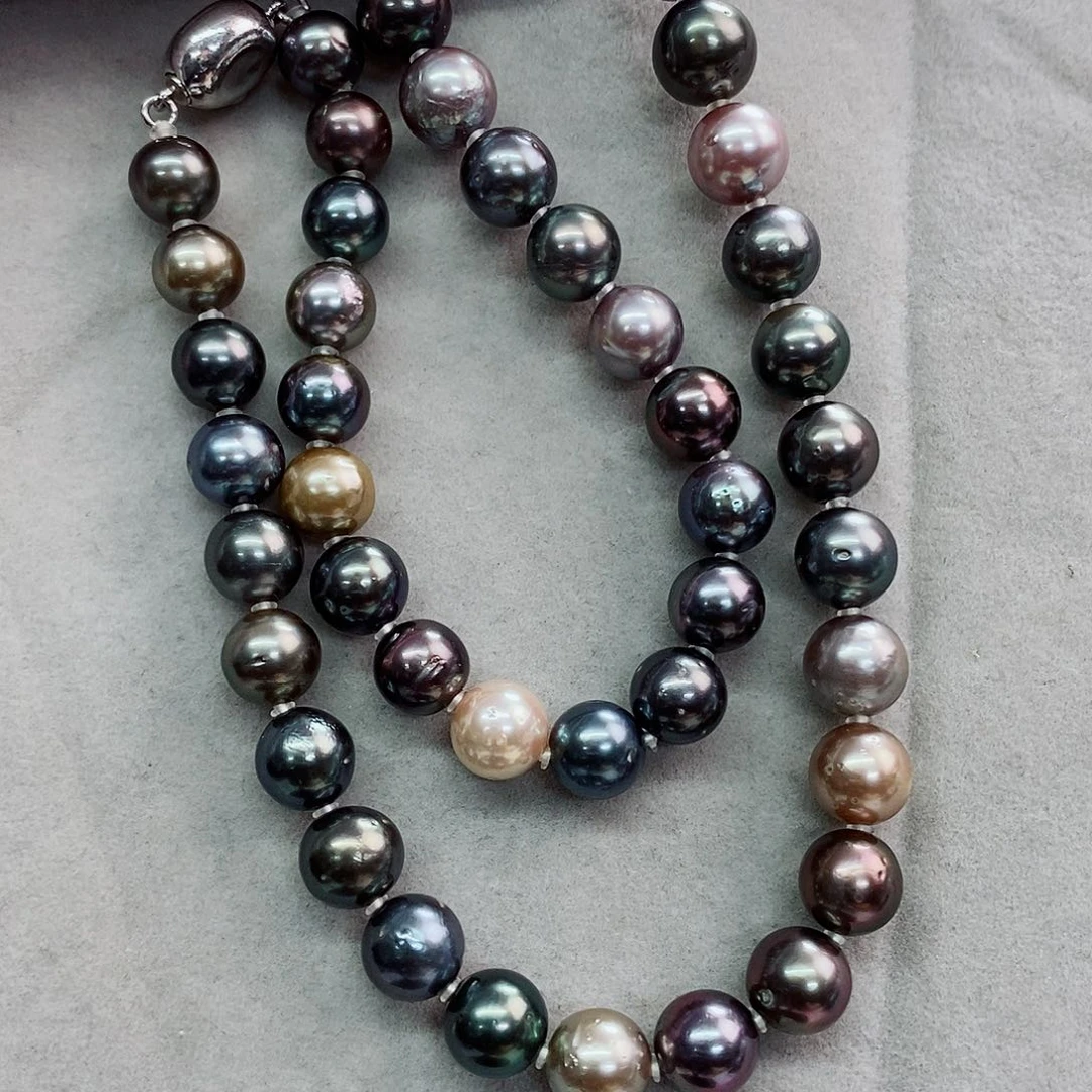 项链未镶嵌海水珍珠8-10