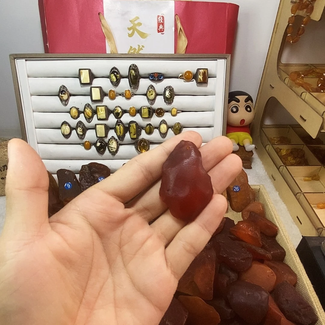 裸石琥珀未镶嵌琥珀