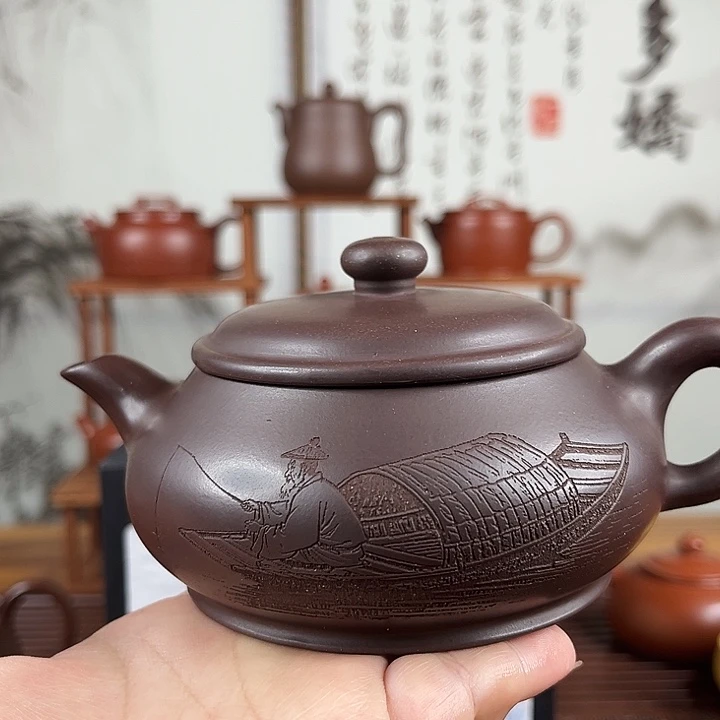 紫砂茶壶微瑕处理200毫升