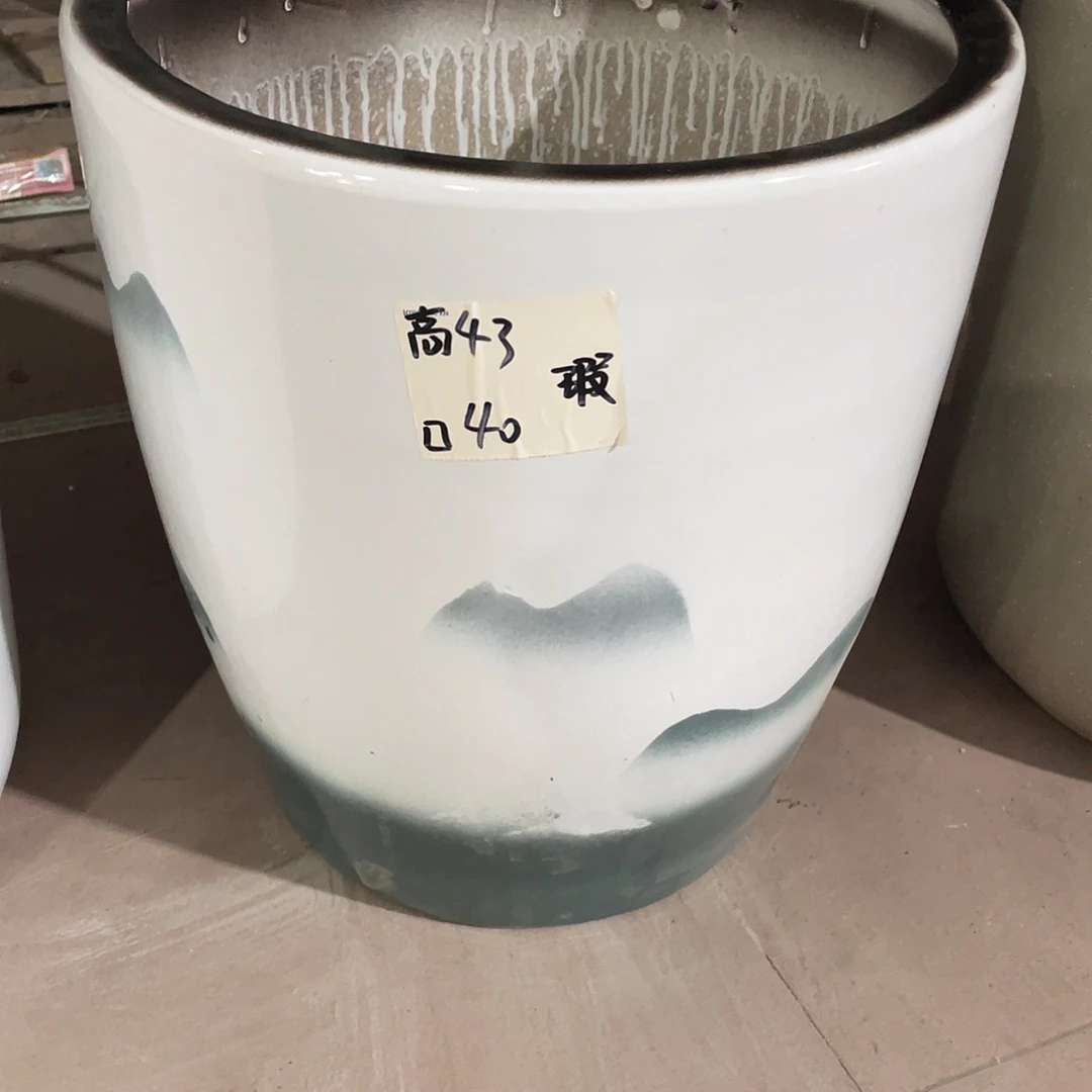 低山水画特大号搭配托盘微瑕