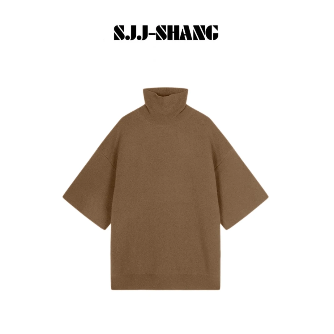 SJJ-SHANG【围炉】100%美丽诺羊毛不费力时髦针织上衣q135592p