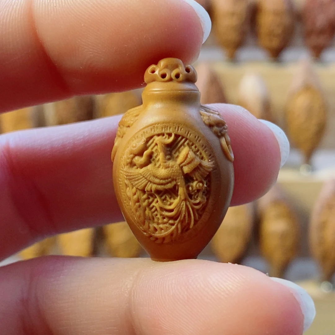 橄榄核手串/手链龙凤瓶