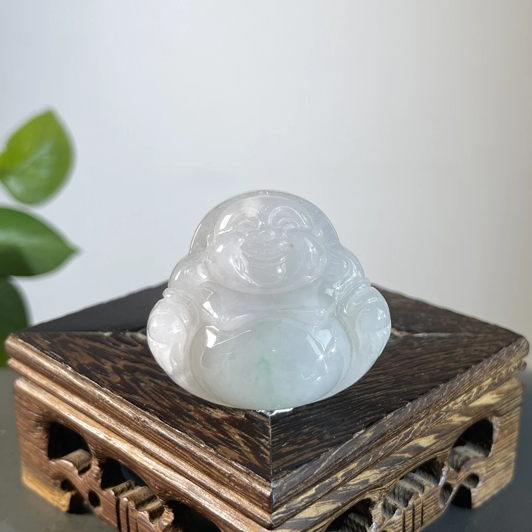 JTA16-134 天然缅甸A货翡翠 佛公