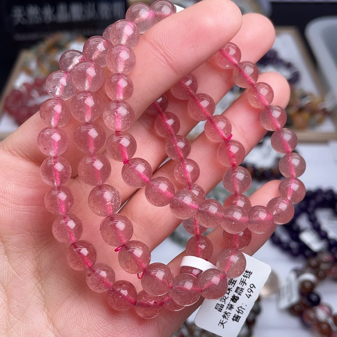 水晶手串未镶嵌天然