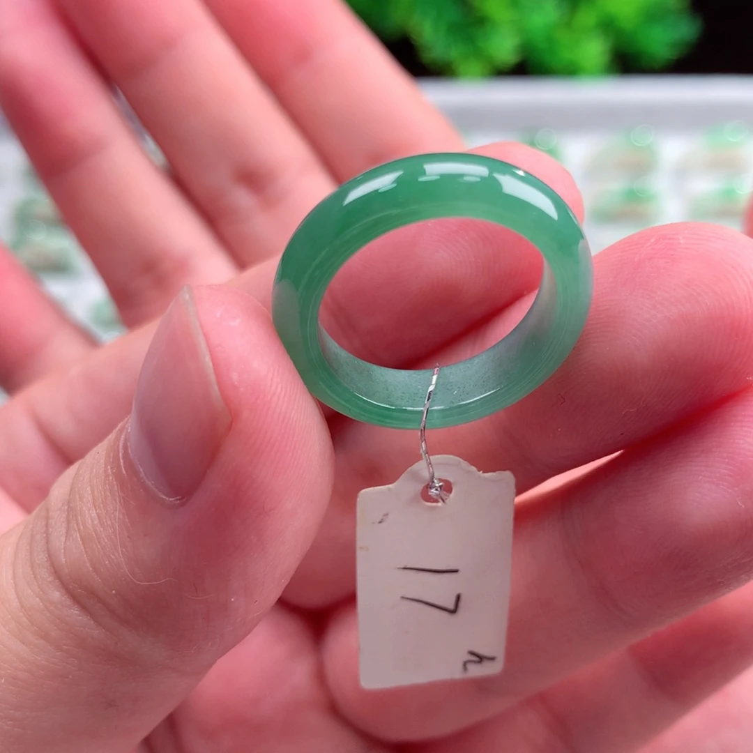 未镶嵌戒指翡翠天然