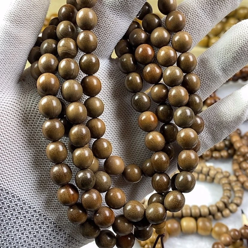 【闪购商品】檀香木手串/手链我***兔黑肉0.9/108颗