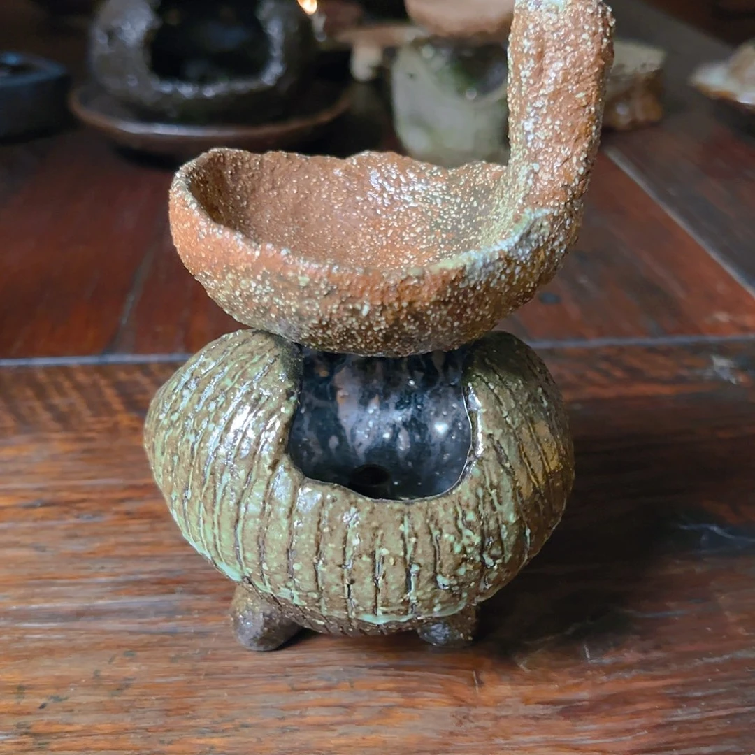 【闪购商品】杯素**衫小福泥陶艺茶几风