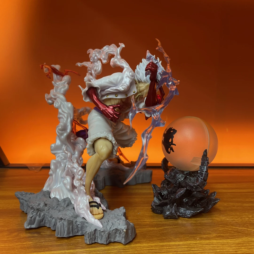 【】雷电特典 尼卡路飞 手办玩具摆设带特典灯