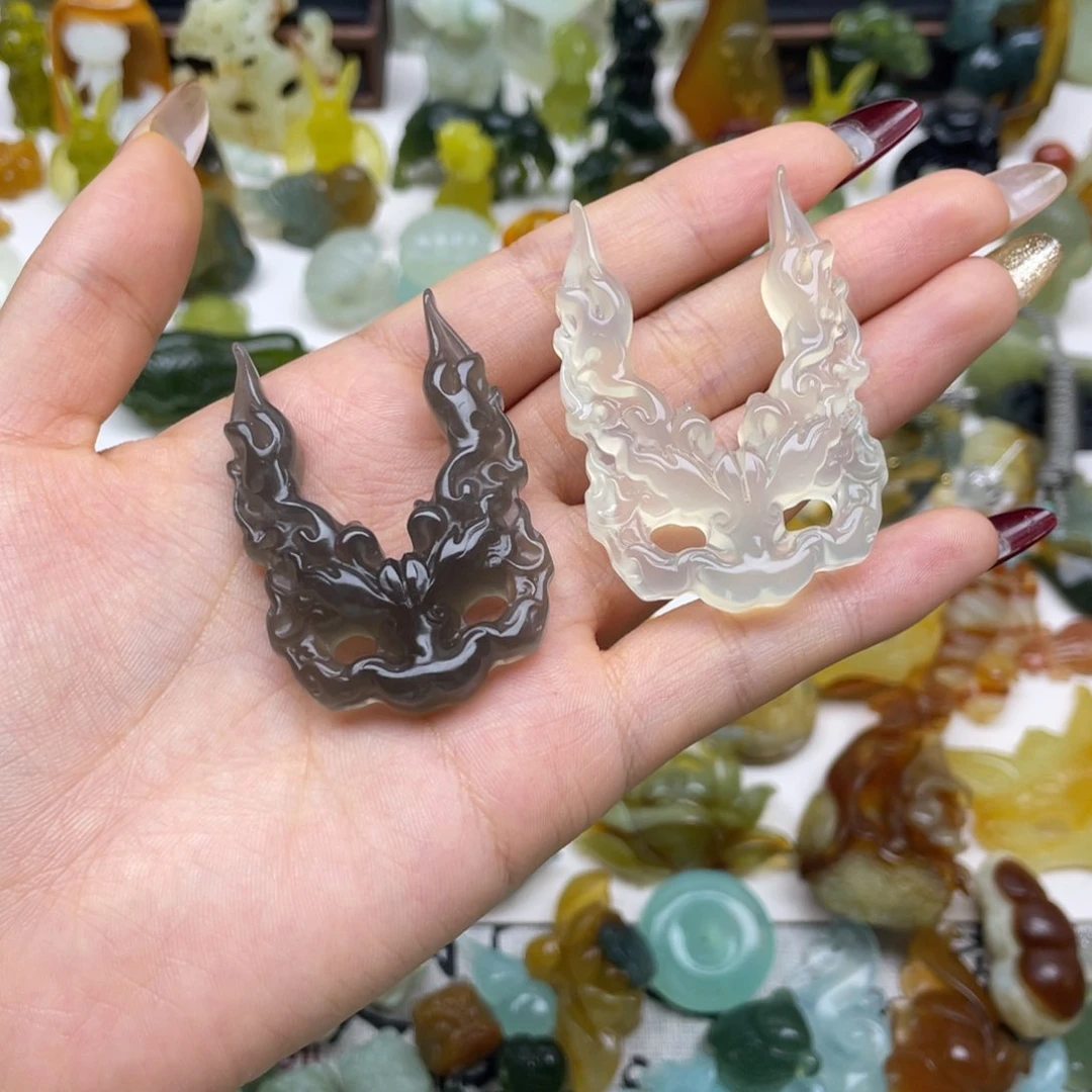 蛇纹石玉吊坠(不含链)未镶嵌潶*、