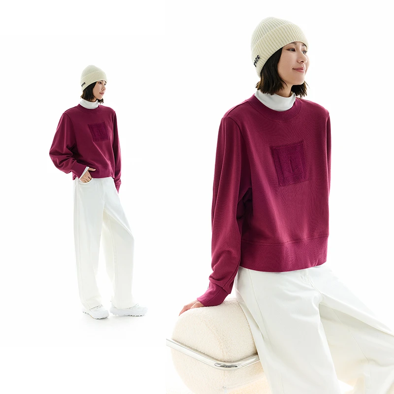 CLOUDSPACE/云上生活【花园卫衣】双股抓绒远红外发热卫衣女2025冬