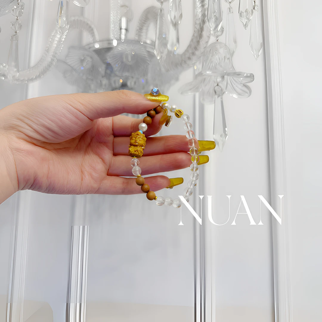 铜合金木质手链 【白水】