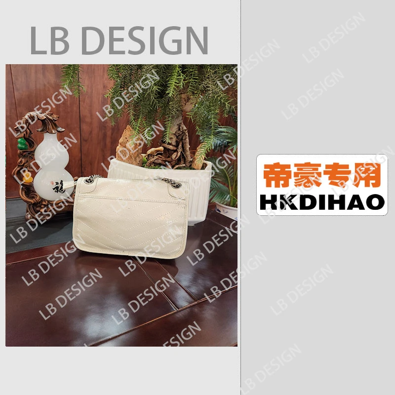 LBDESlGN手工打造真皮高端定制女士包【9206白色】