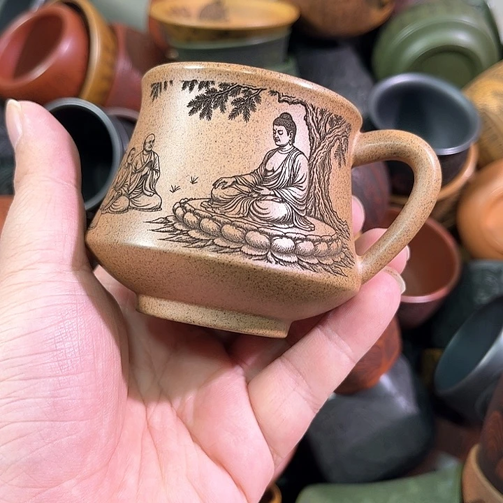 茶杯紫砂全手工紫砂主人杯