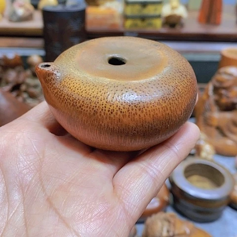 香榧木华彩木作摆件