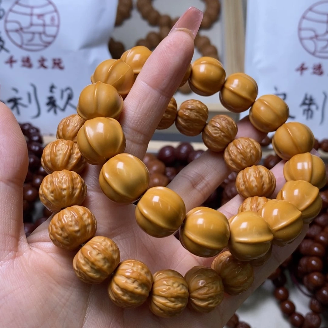 文玩核桃手串鲨鱼京八棱
