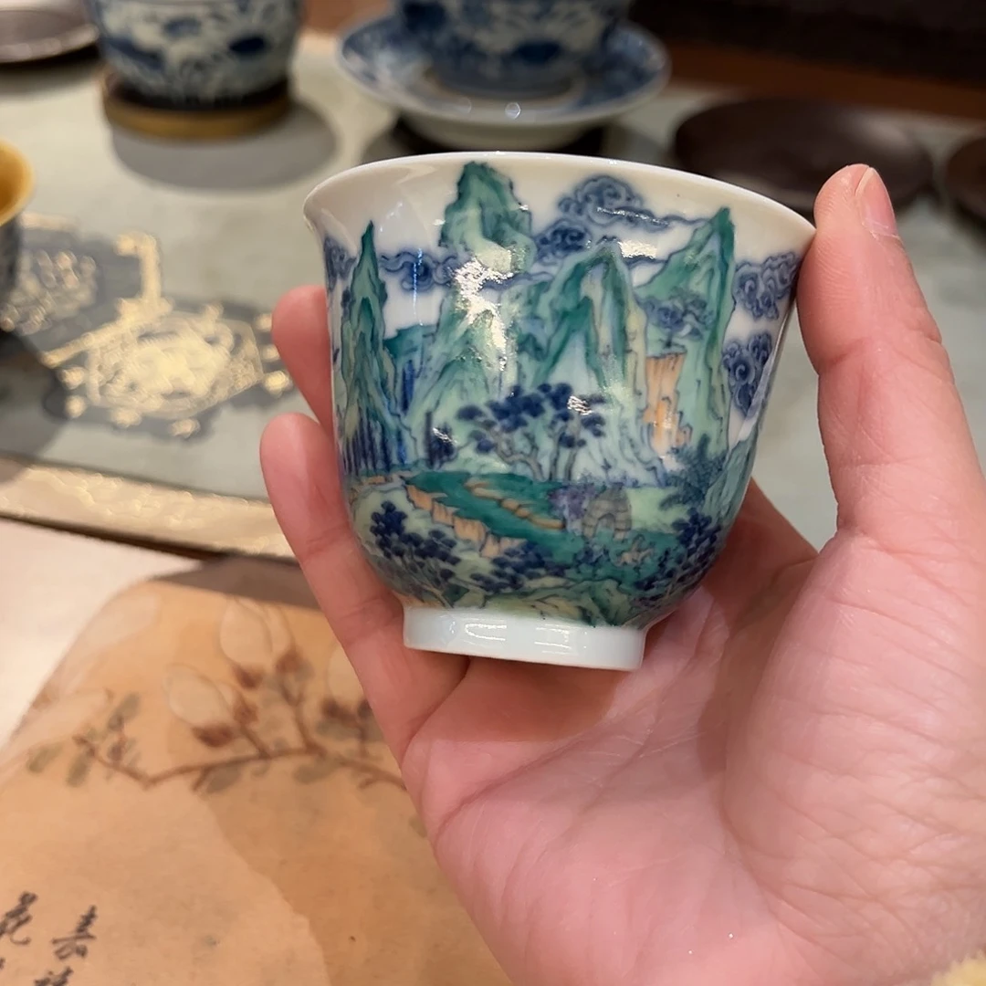 钟家窑章永秋亲工敦煌山水