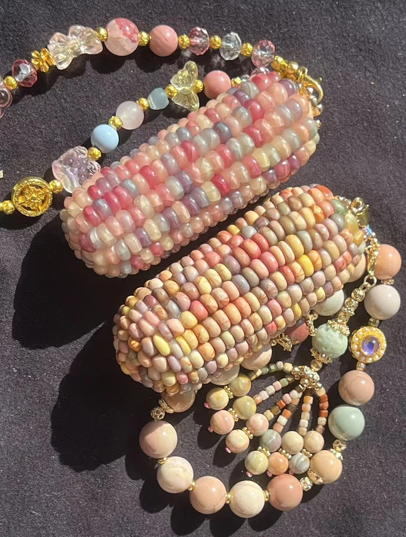 文玩玉米宝石血线毛料一物一拍