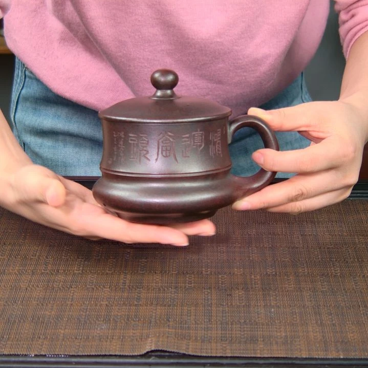 紫砂茶杯原矿紫砂