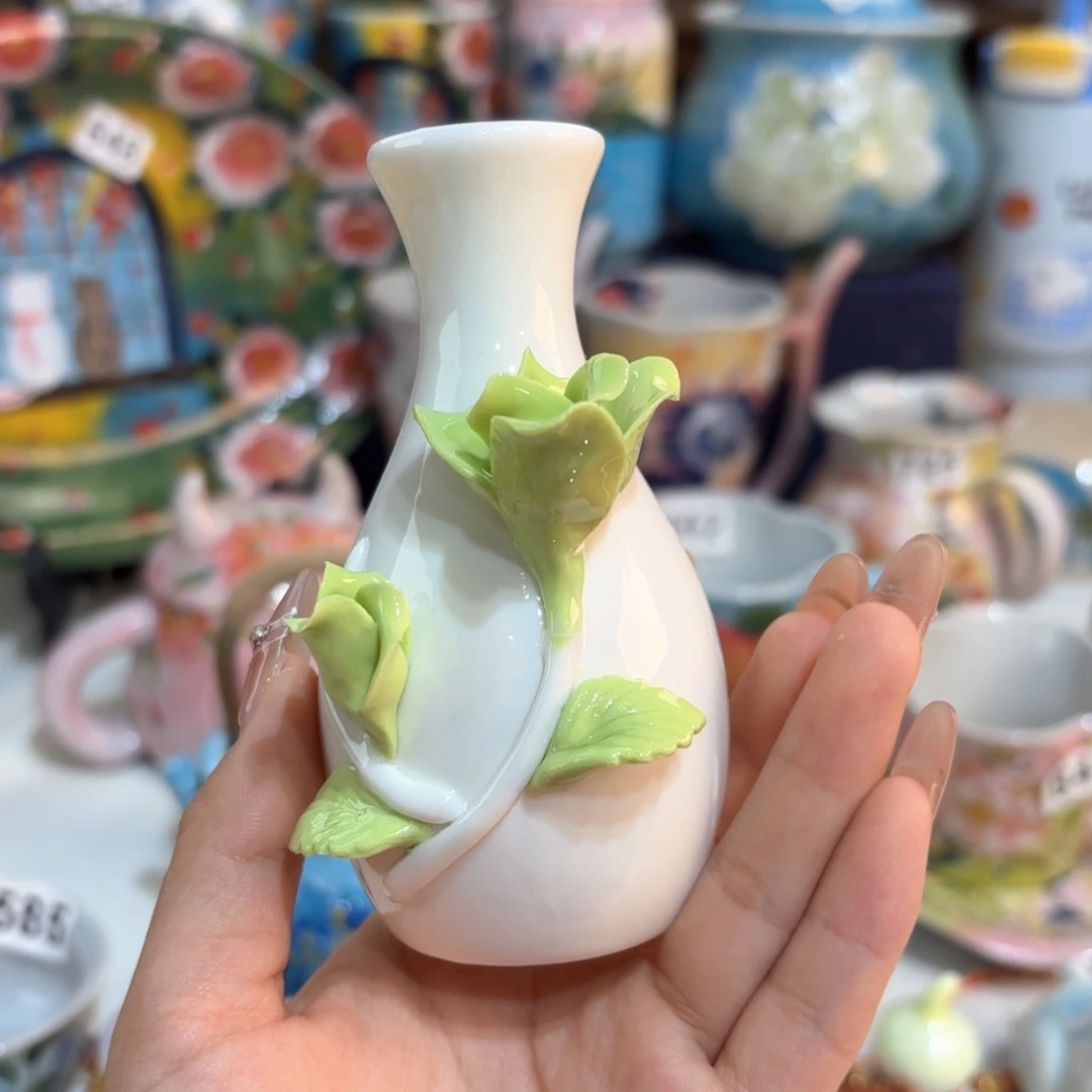 景德镇手绘高温釉下彩陶瓷茶具