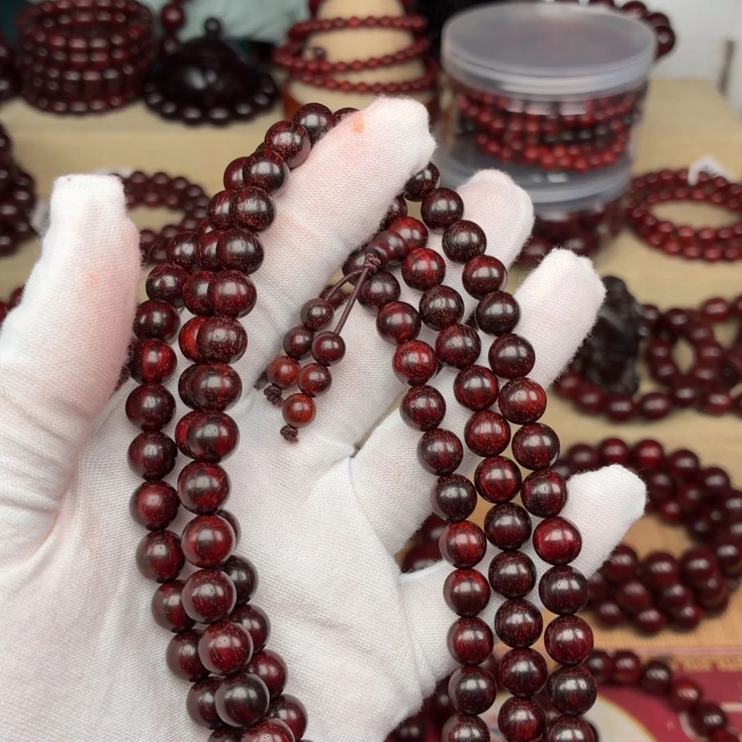 小叶紫檀手串/手链汤**爸0.8✖️108