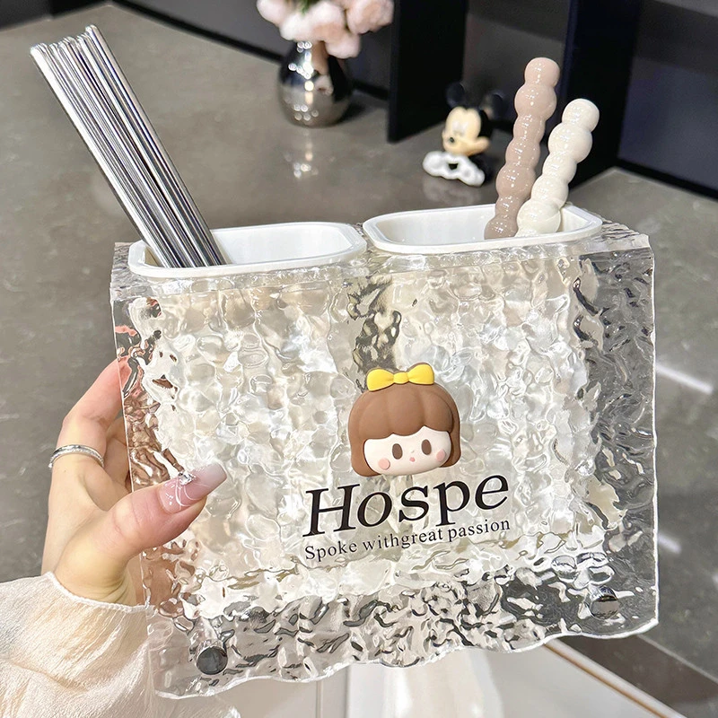 2025新款筷子筒厨房置物架家用筷子勺子收纳盒筷子笼收纳架可挂墙