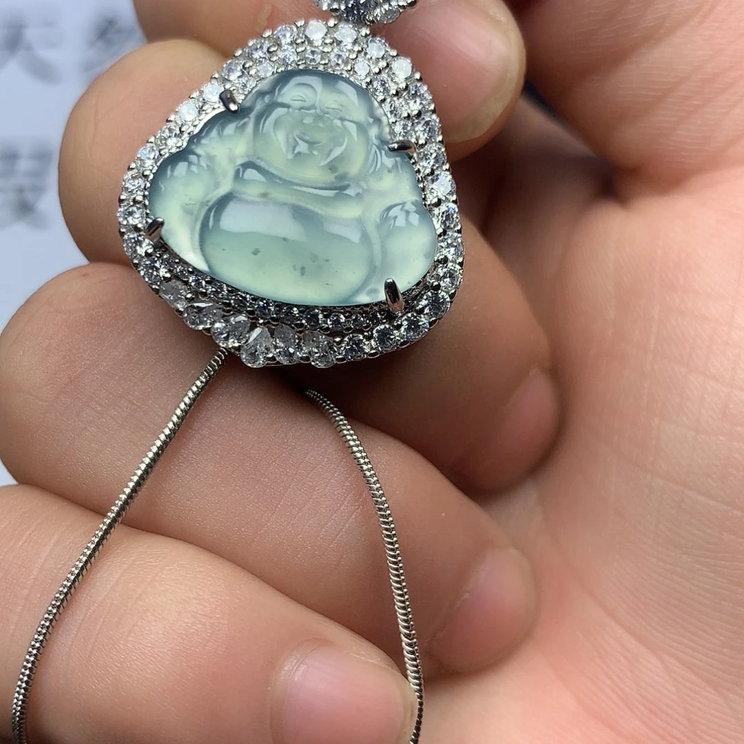 翡翠颈饰未镶嵌123456789