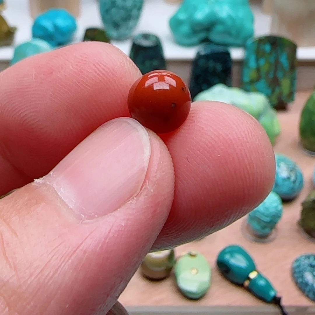 瘋****南红玛瑙合金配饰