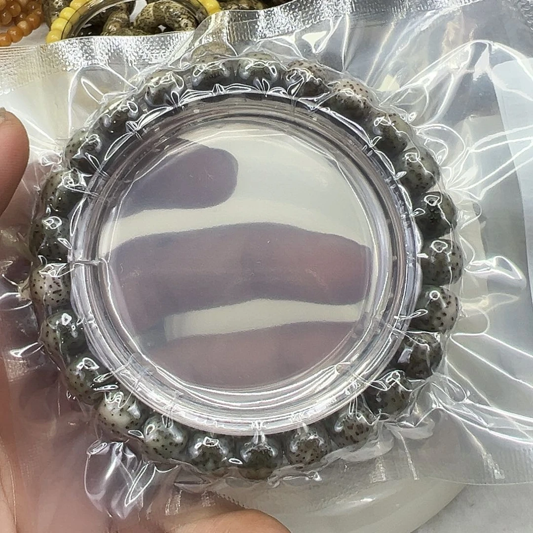 手串星月菩提43灭火绿幽灵星月菩提单圈9左右