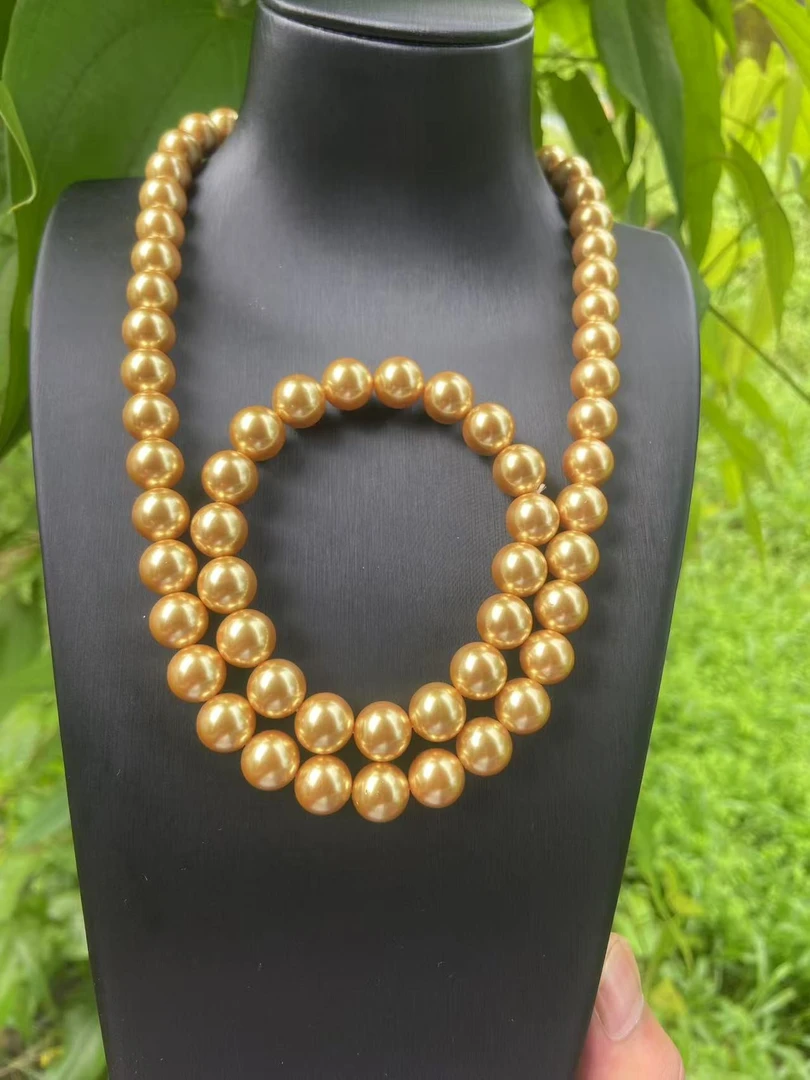 (枫子专属) YH619+YH816浓金色美人链 约10mm多样性发货