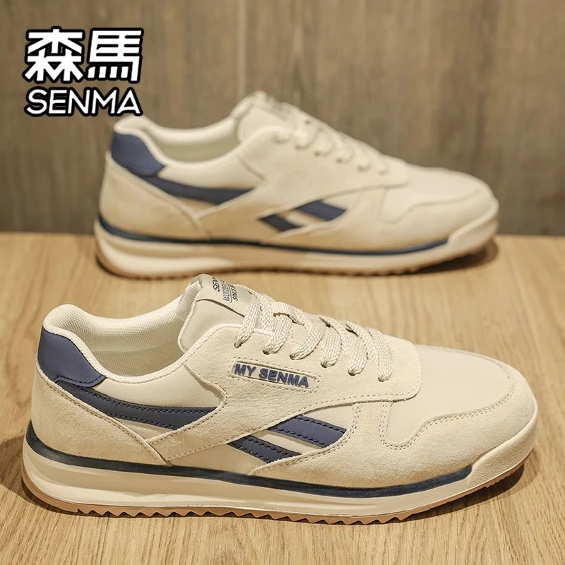 森马男鞋冬季潮牌复古百搭休闲板鞋青少年运动厚底增高阿甘老爹鞋