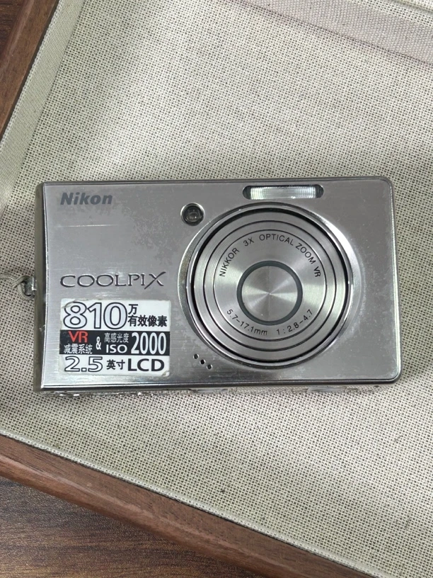 9新 Nikon/尼康 s510  灰色 复古ccd数码相机