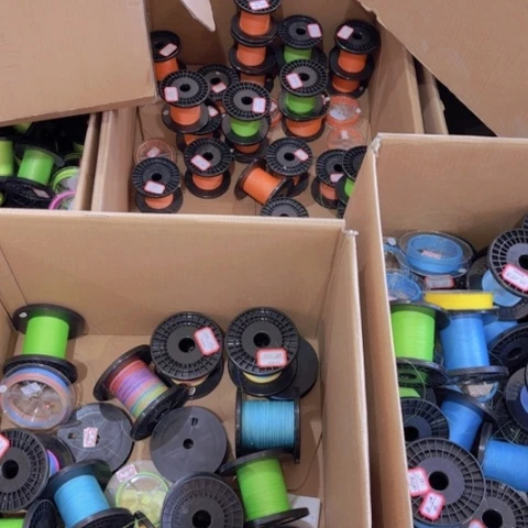 PE12编橙色6号200米强拉力