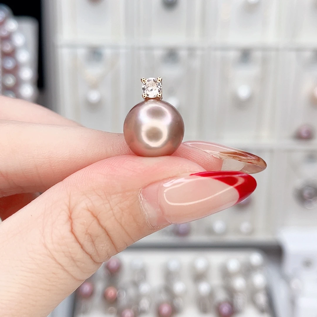 淡水珍珠吊坠(赠链)合金