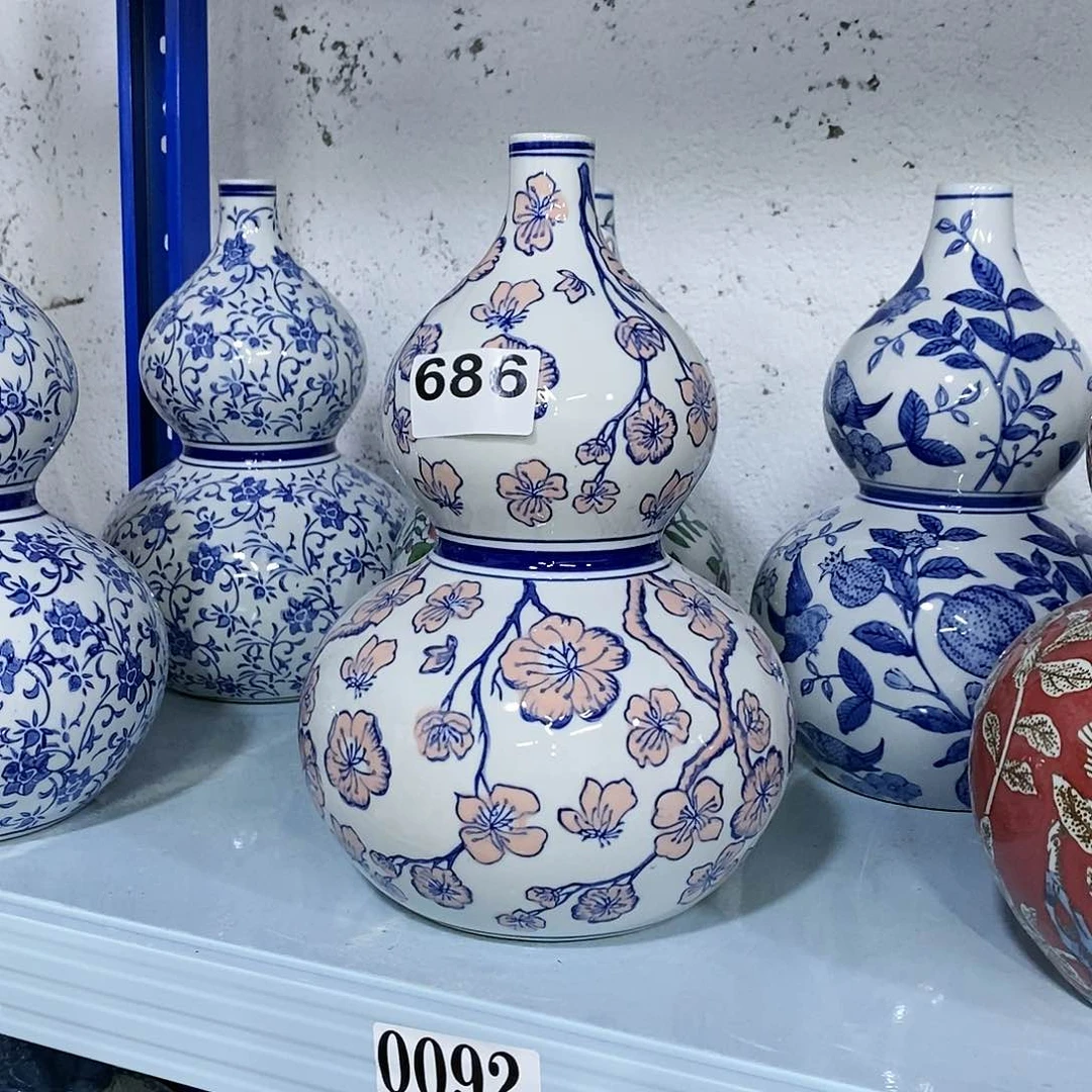 【闪购商品】摆件葫芦瓷器摆件………………………………