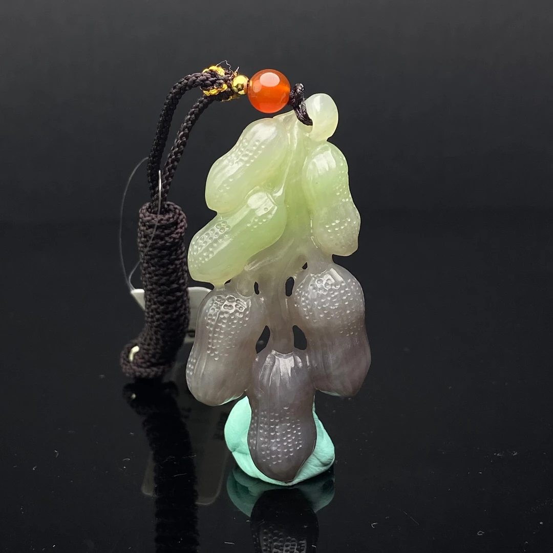EW14010LY 和田玉 多子多福/朵云轩