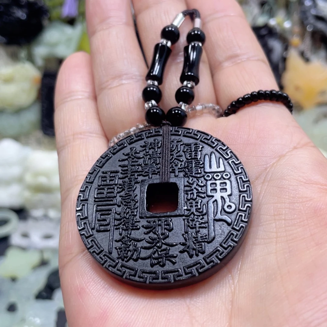 【闪购商品】岫玉未镶嵌颈饰67吊坠