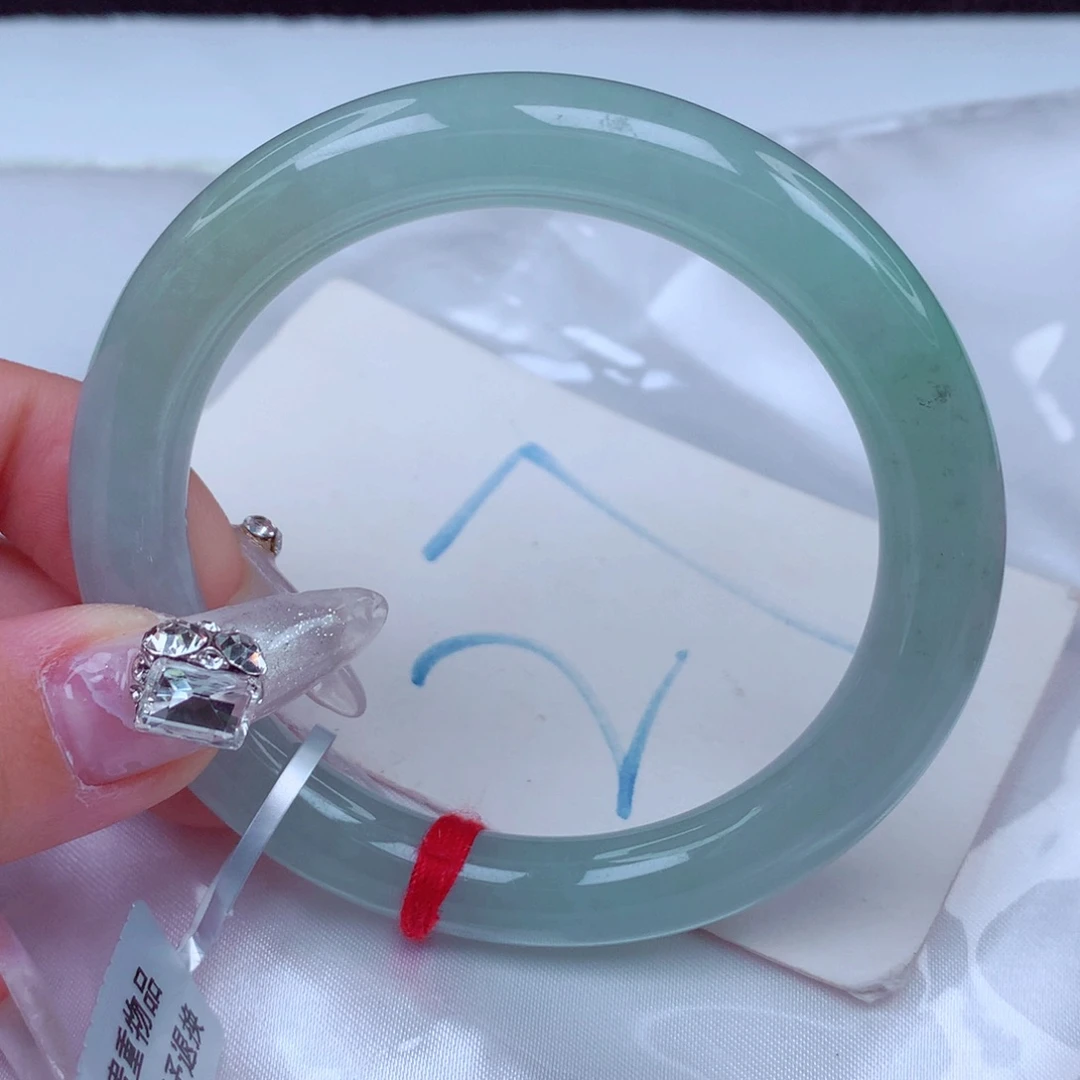 翡翠手镯未镶嵌天然缅甸翡翠A货手镯