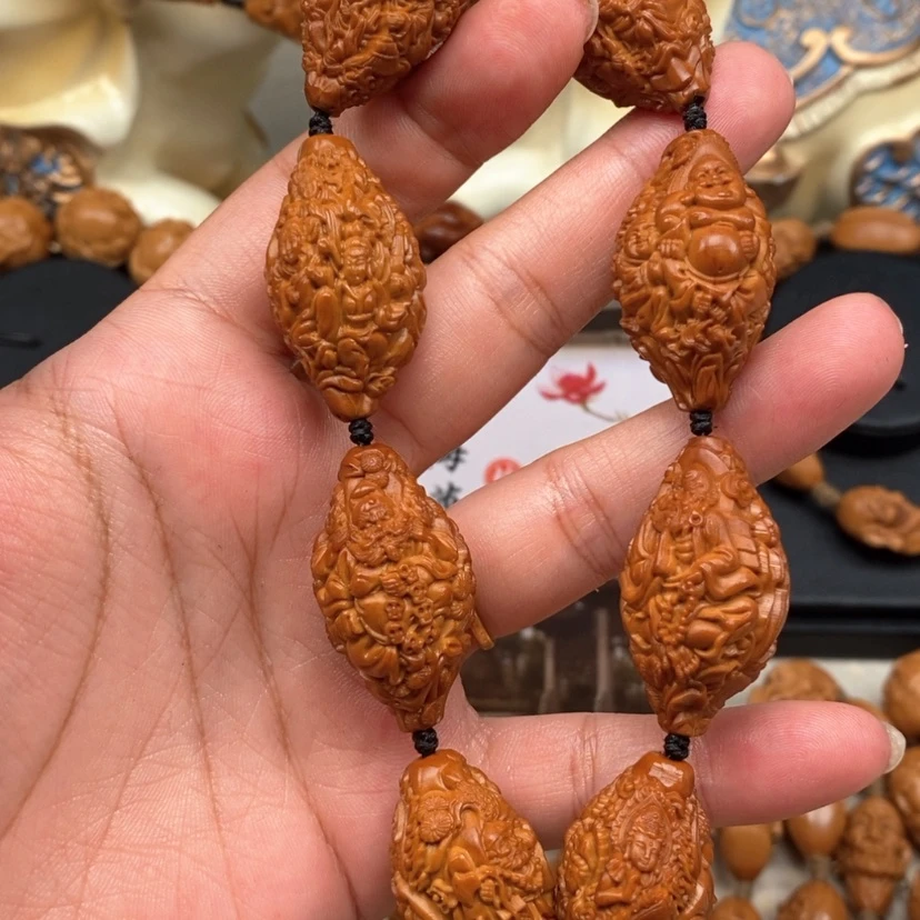 【闪购商品】橄榄核吊坠橄榄手工雕刻工艺