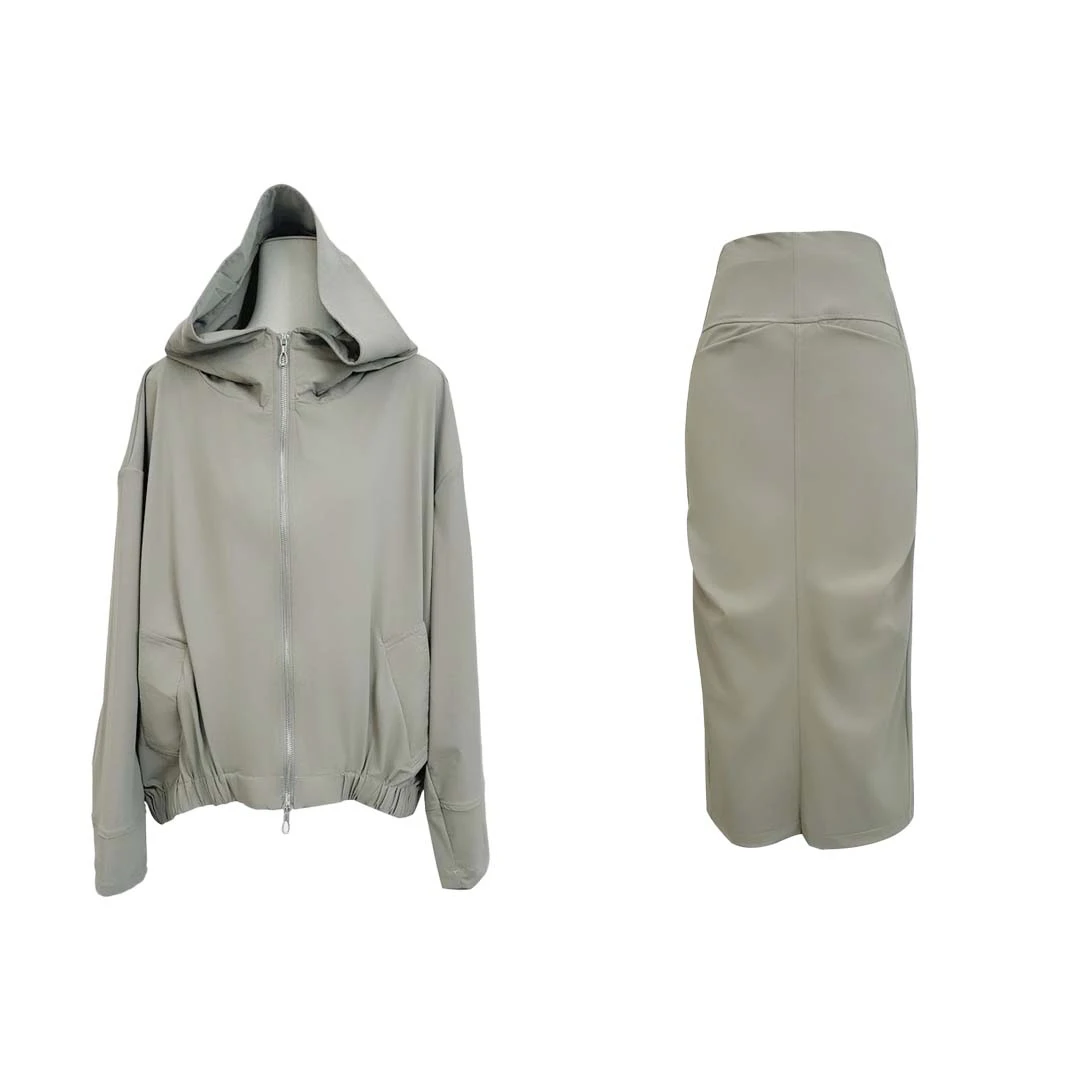 高级感休闲外套+半身裙洋气套装 M0064