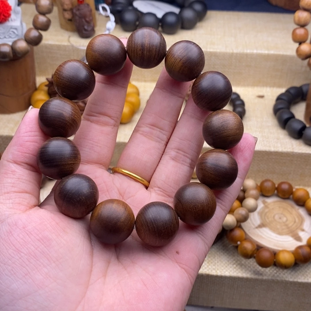 檀香木手串/手链《**》1.8，焦糖精品，开播福利