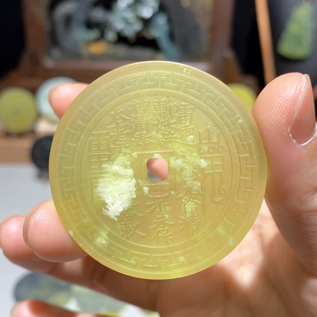 岫玉未镶嵌颈饰颈饰6