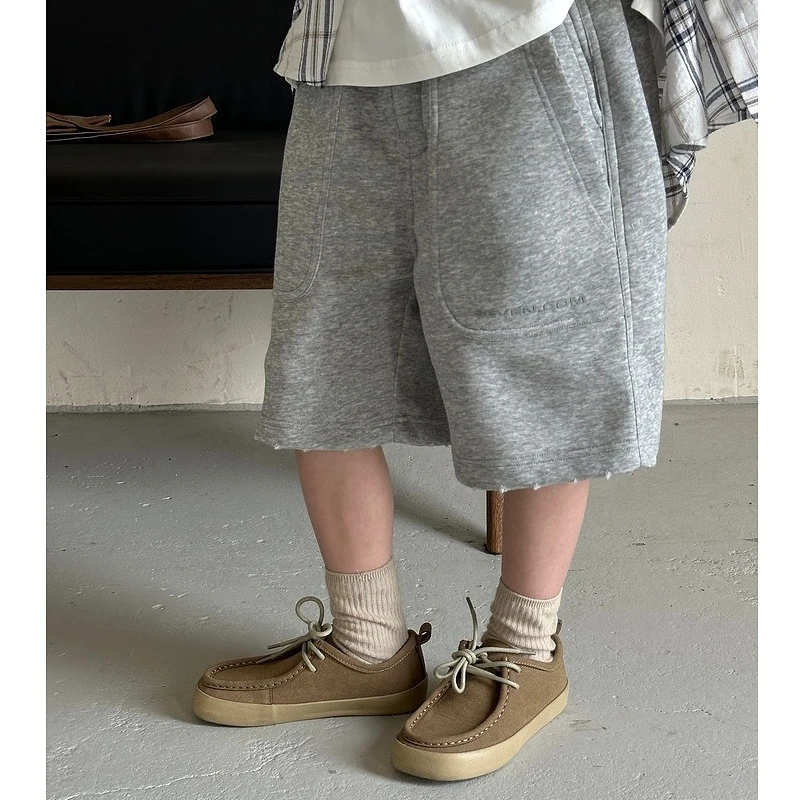 【现货】男童短裤夏季薄款外穿2025新款儿童夏装休闲五分裤中大童