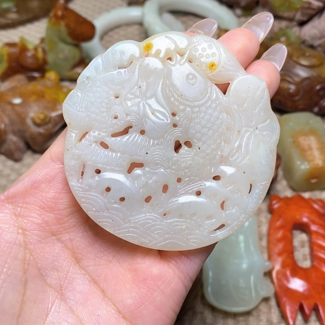 白玉菩提吊坠白玉菩提白玉菩提摆件