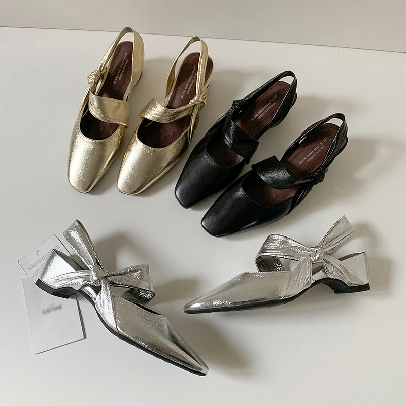 跟高5cm/34-39/2025年夏季法式一字带坡跟简约风包头时装凉鞋女