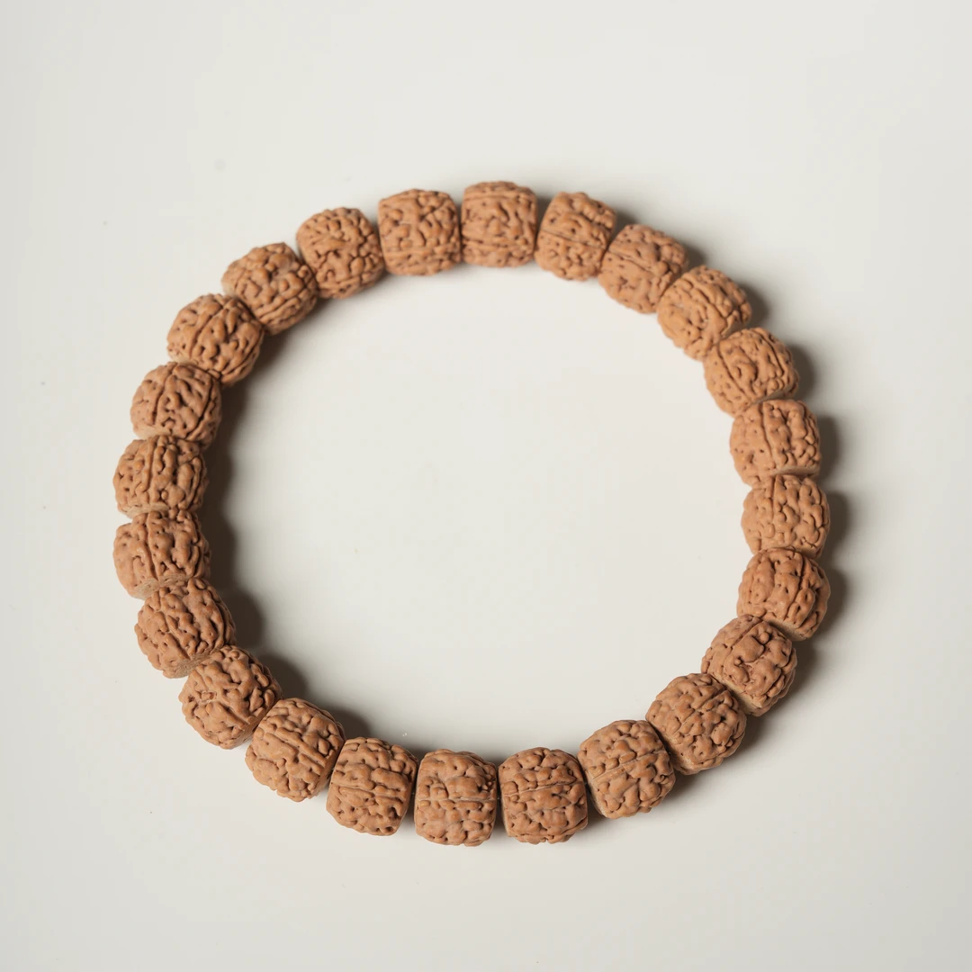 A308归圆盘龙纹单圈小金刚菩提手串尺寸10-11+mm