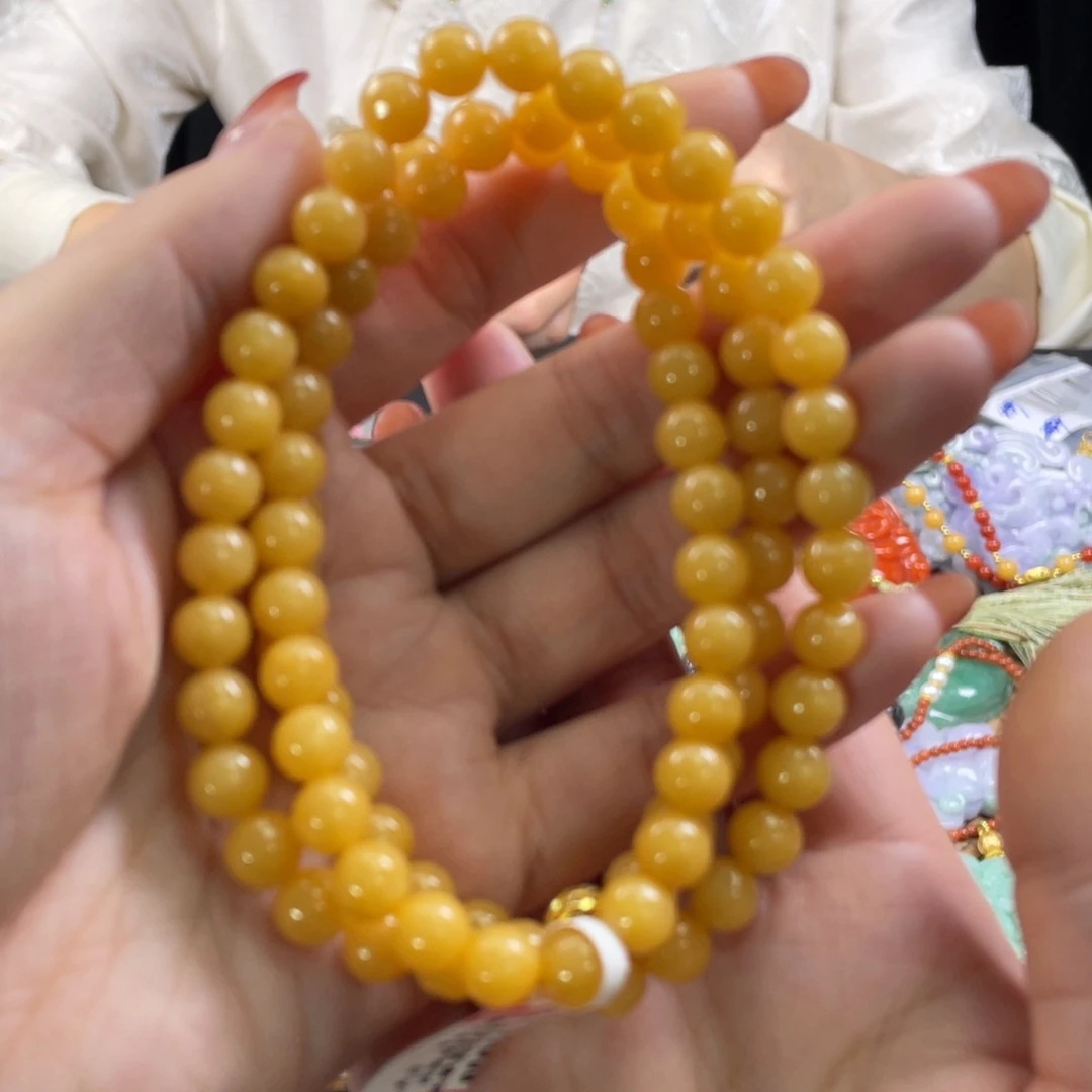 翡翠未镶嵌手链代编织